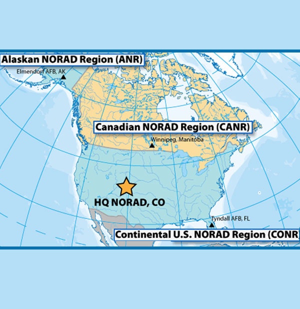 NORAD operational zones