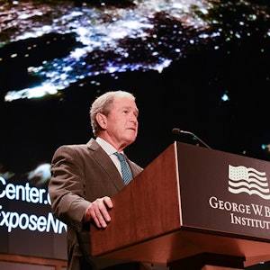 President And Mrs George W Bush Address North Korea S Human Rights And Security Challenges Bush Center