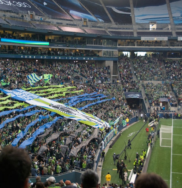 Major League Soccer’s Seattle Sounders FC regularly draw capacity crowds of passionate fans. (Luis Antonio Rodríguez Ochoa)