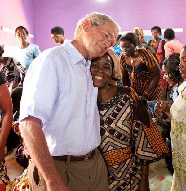 President Bush in Zambia in 2011. (Paul Morse / George W. Bush Presidential Center)